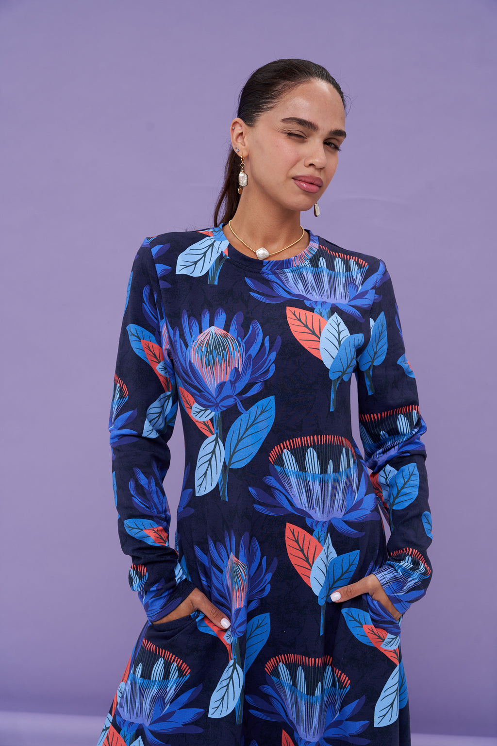 Midnight Bloom Dress