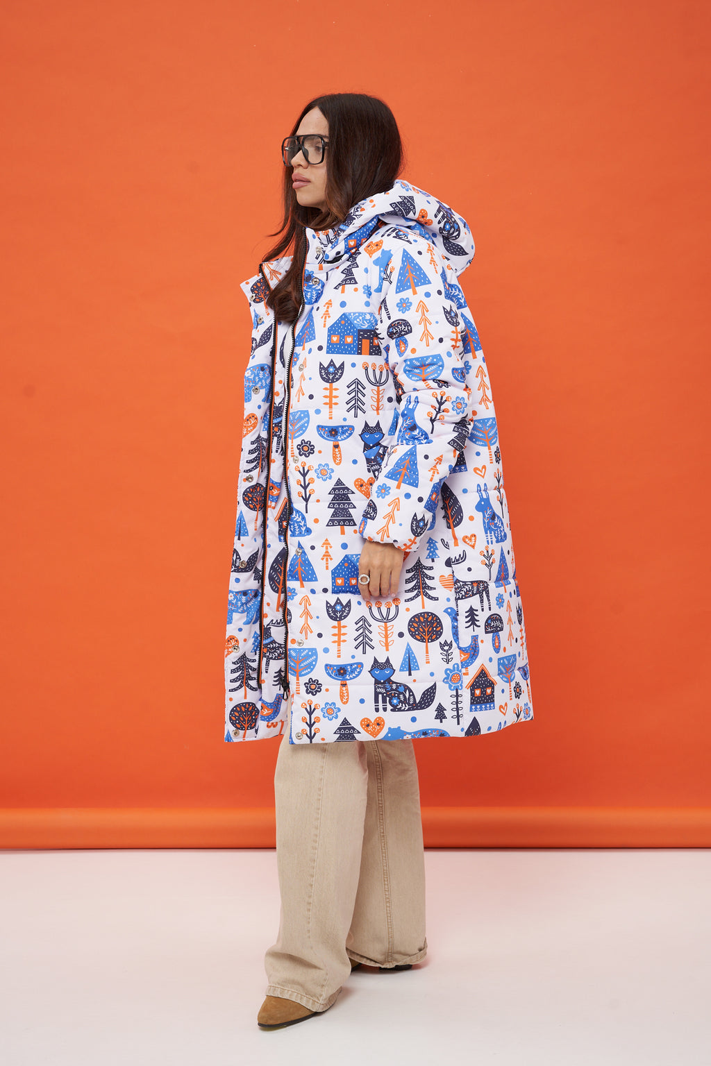 Nordic Forest Winter Coat