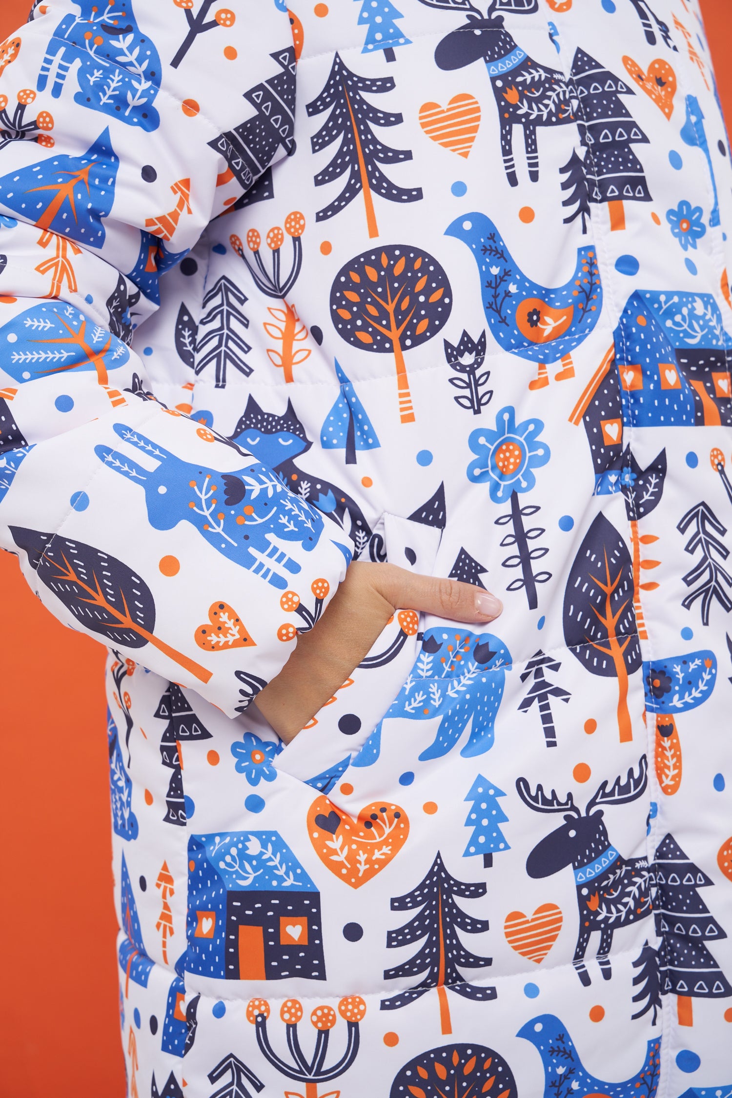 Nordic Forest Winter Coat