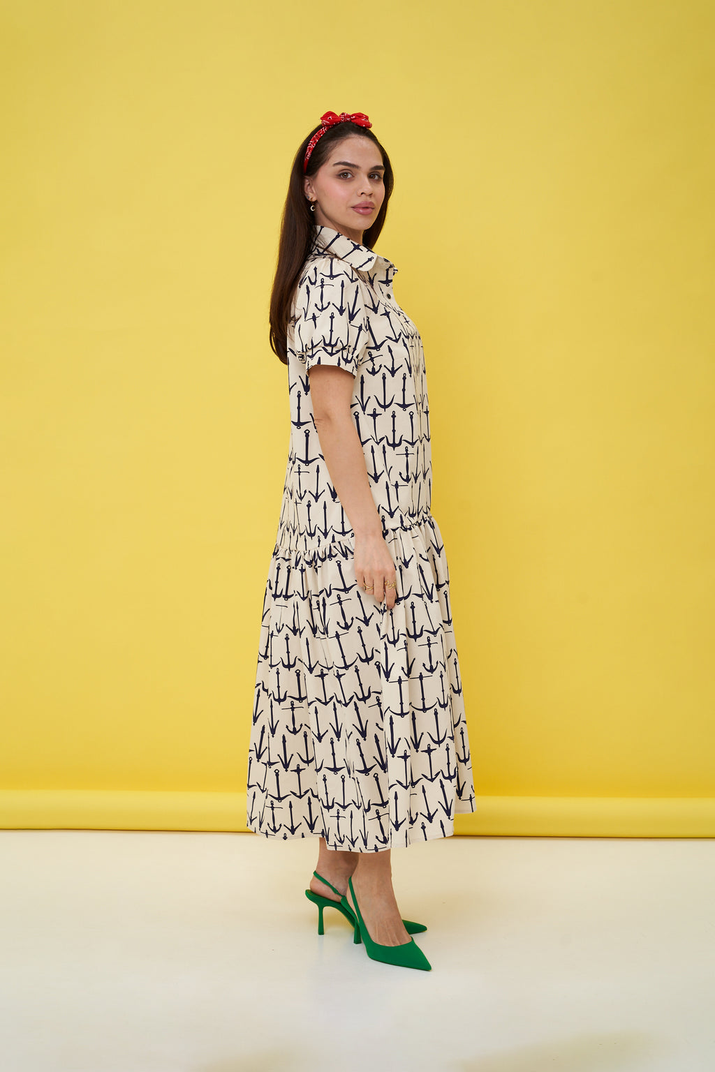 Anchor Breeze Cotton Dress