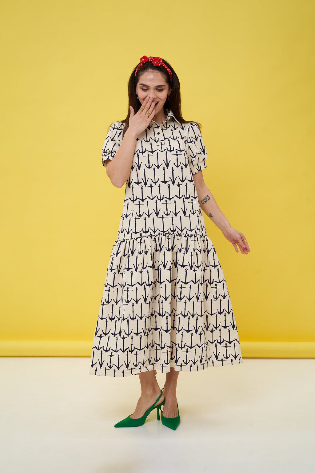 Anchor Breeze Cotton Dress