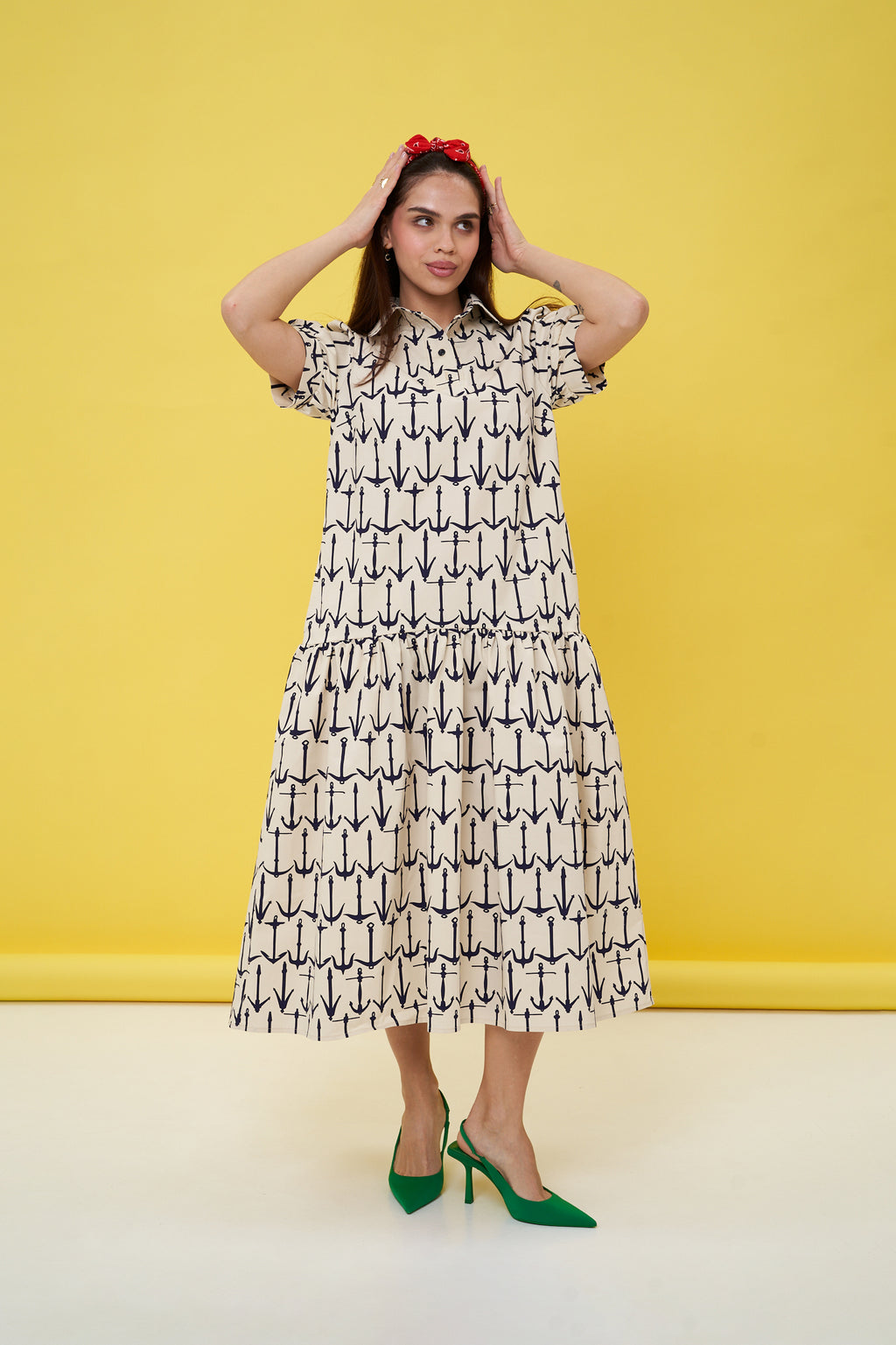 Anchor Breeze Cotton Dress