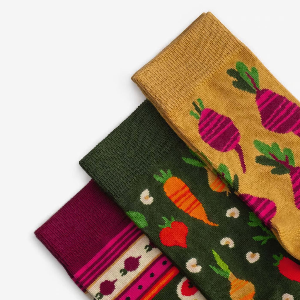 borshch design cotton crew socks detail