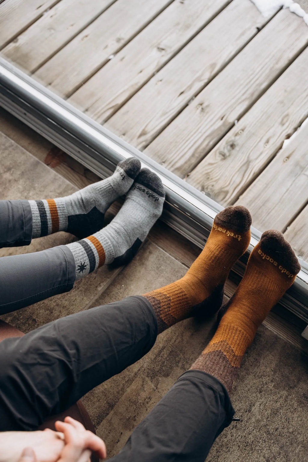 merino wool hiking socks trek