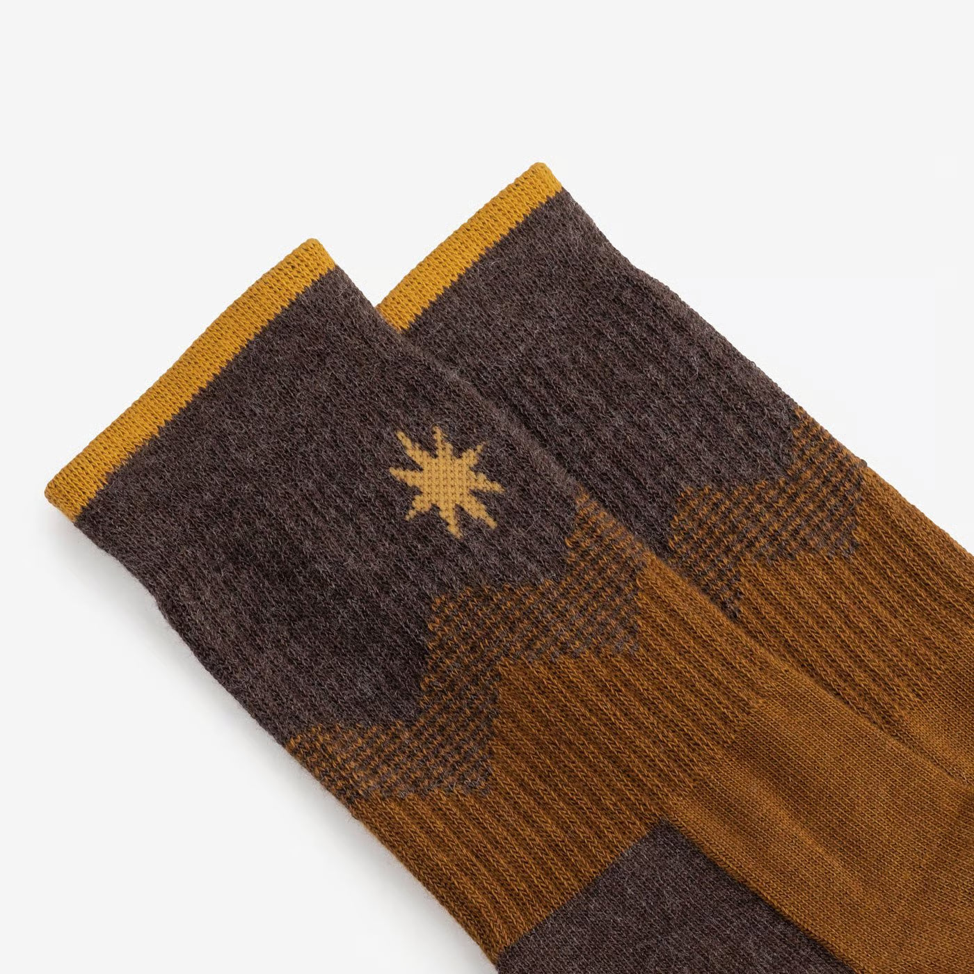 trek merino wool socks detail