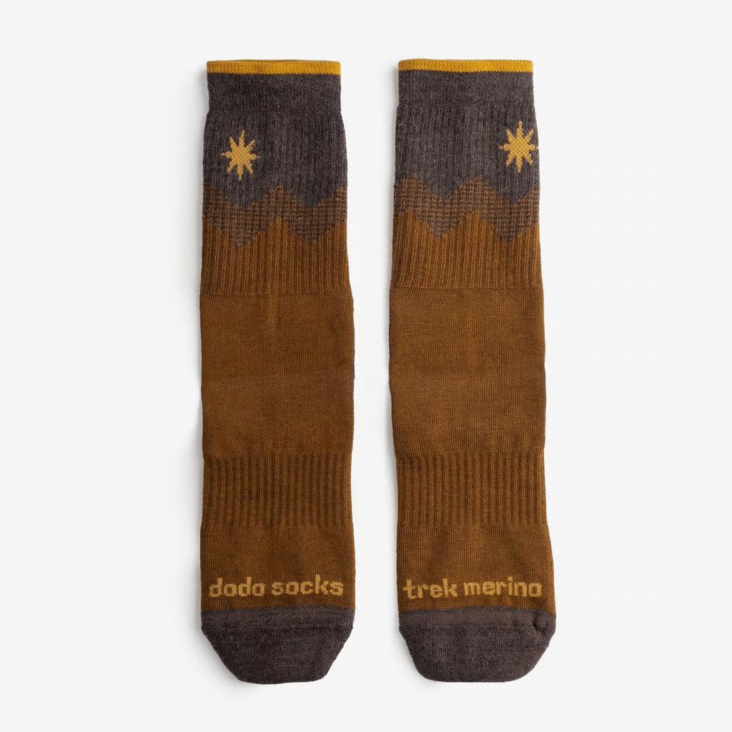 hiking merino wool socks folded