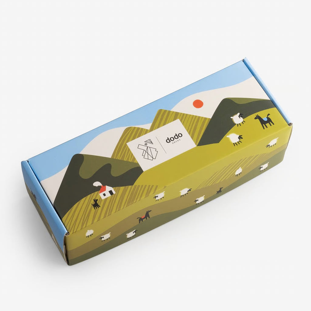 Patterned Cotton Crew Socks Gift Box – 5 Pack – Meadow Tales