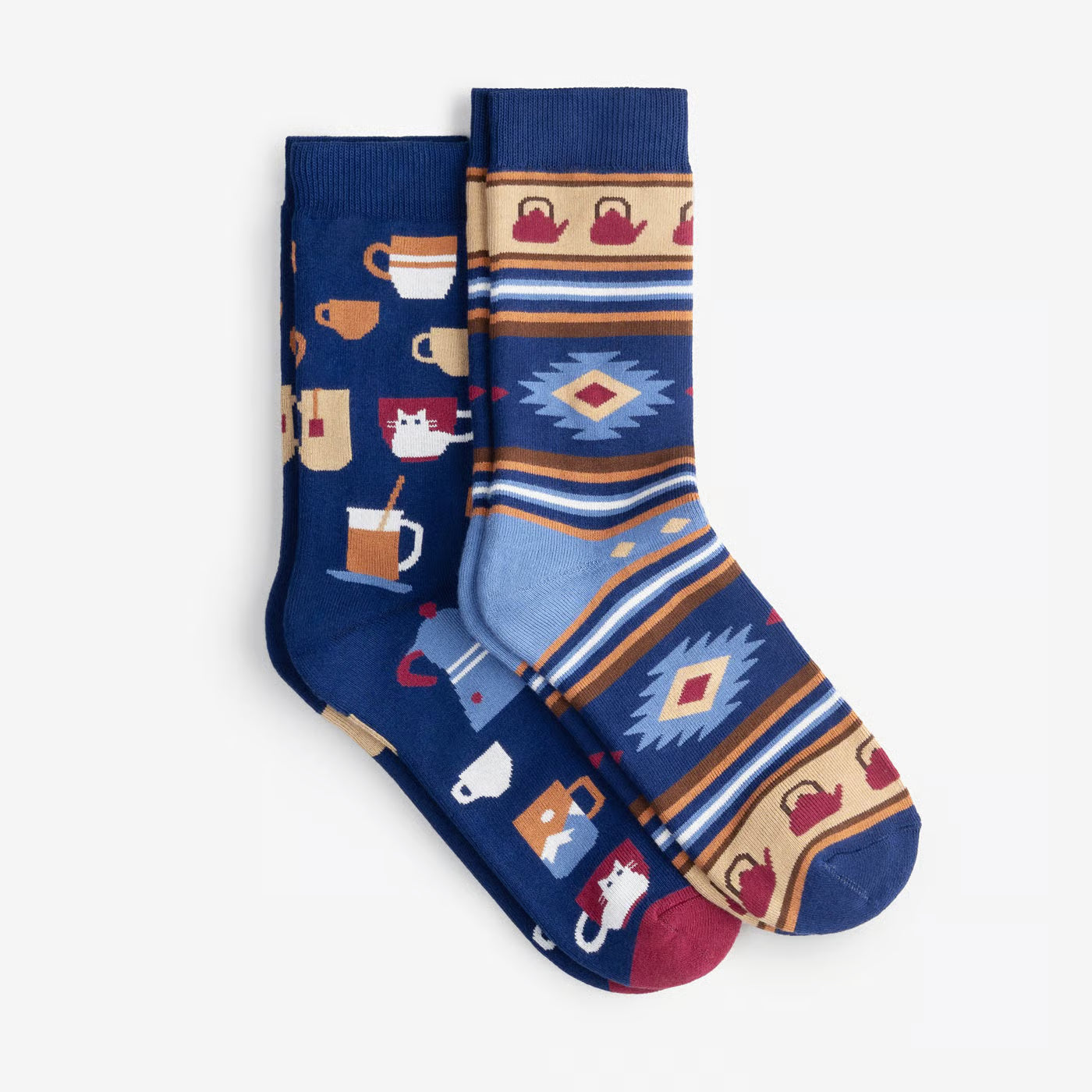 warm cotton crew socks winter 2 pack