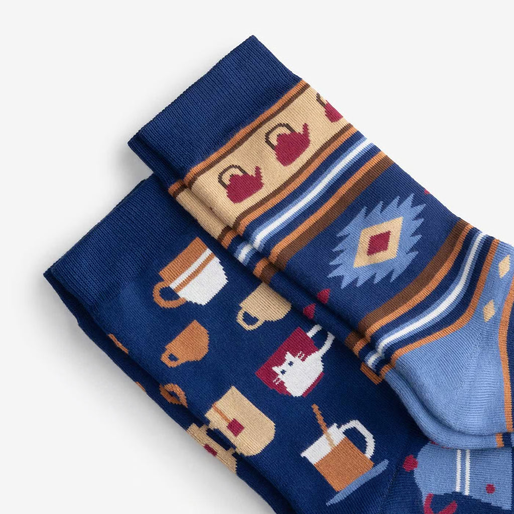 cozy winter cotton crew socks folded