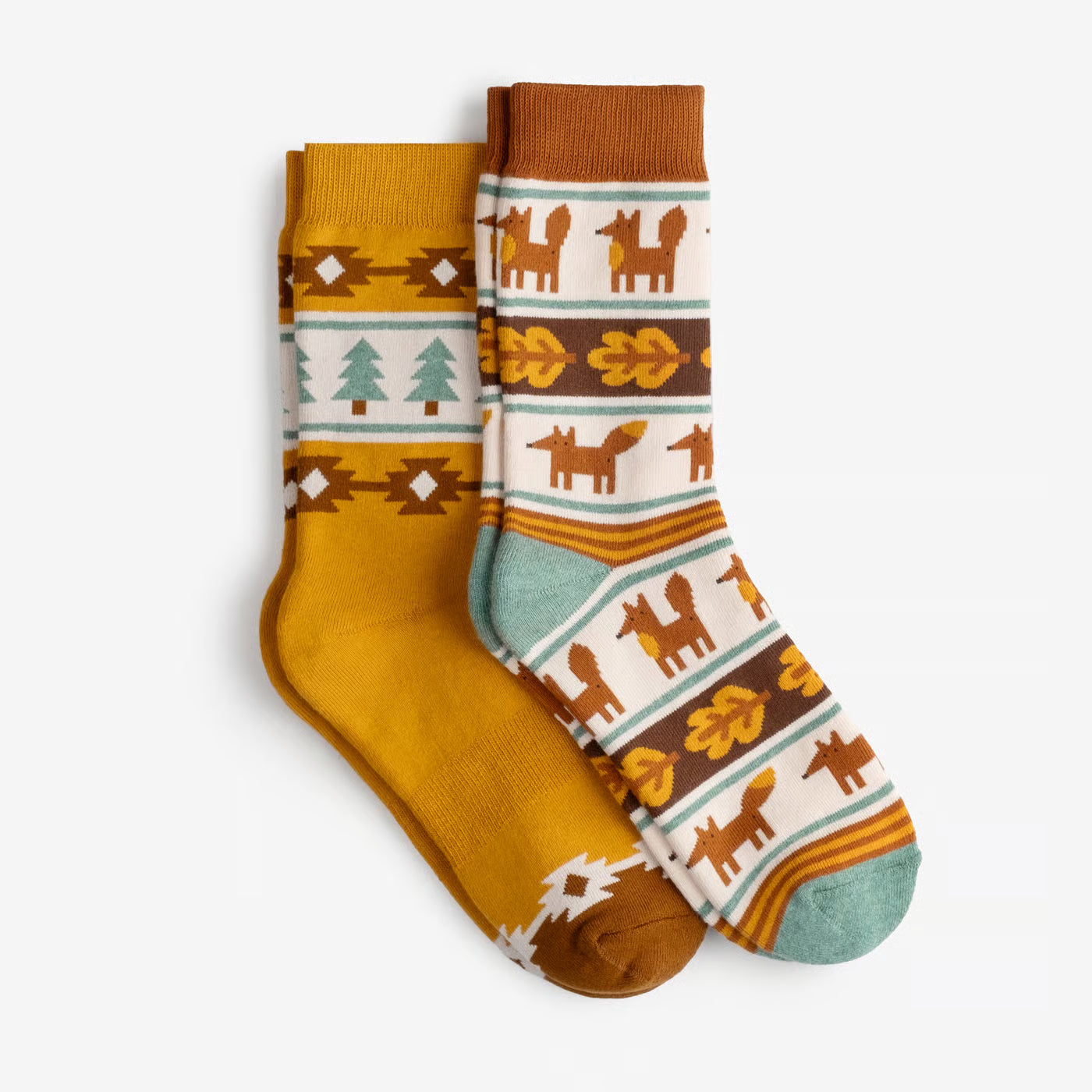 warm cotton crew socks high length golden grove 2 pack