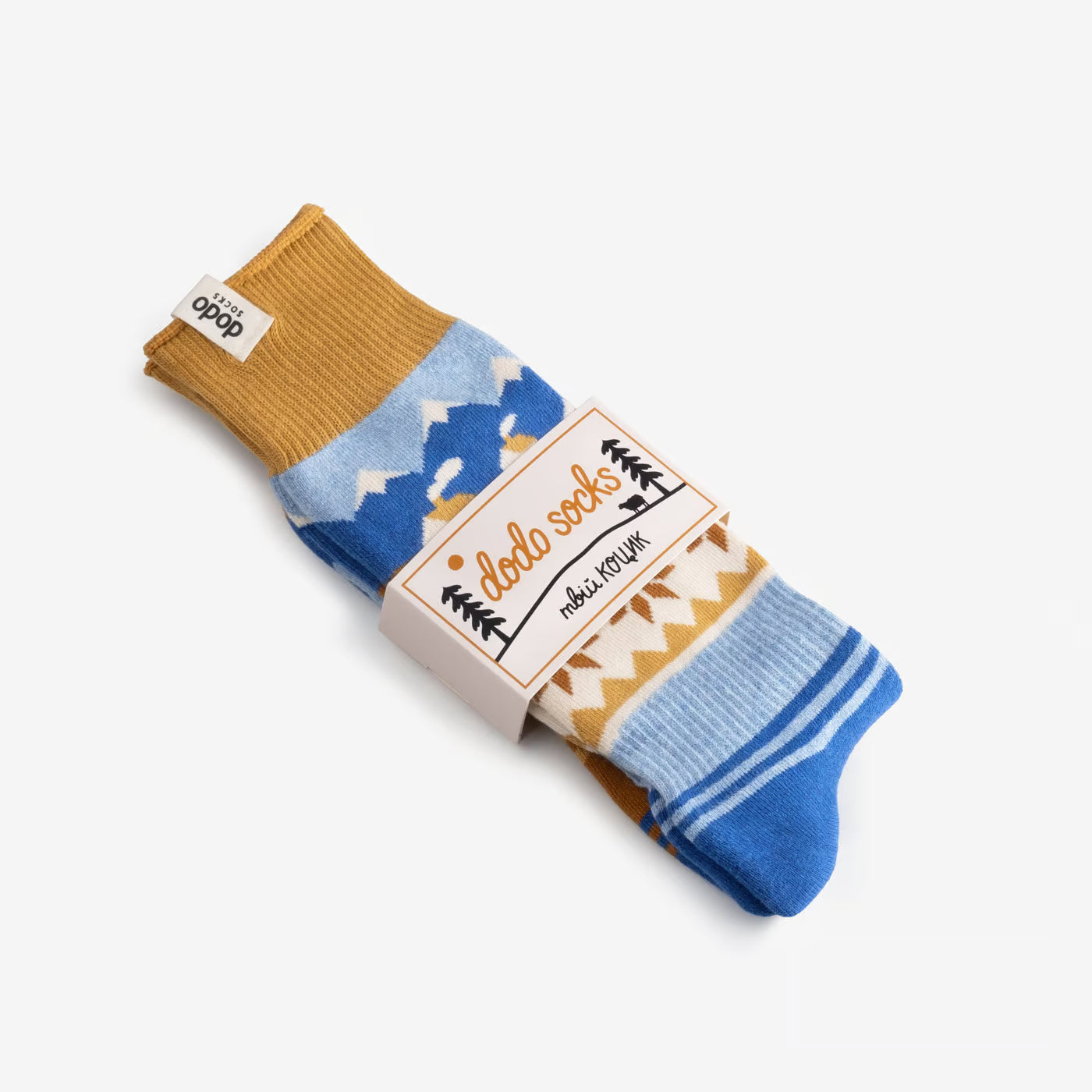 warm cotton crew socks folded travel blanket