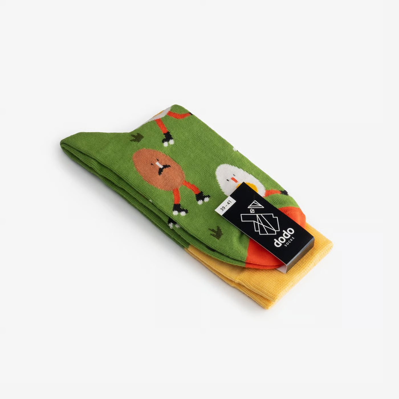 roller disco cotton crew socks folded