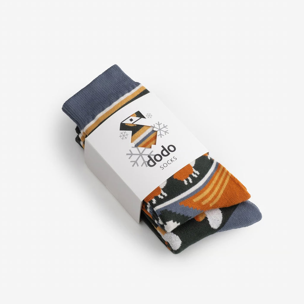 rustle winter cotton socks folded