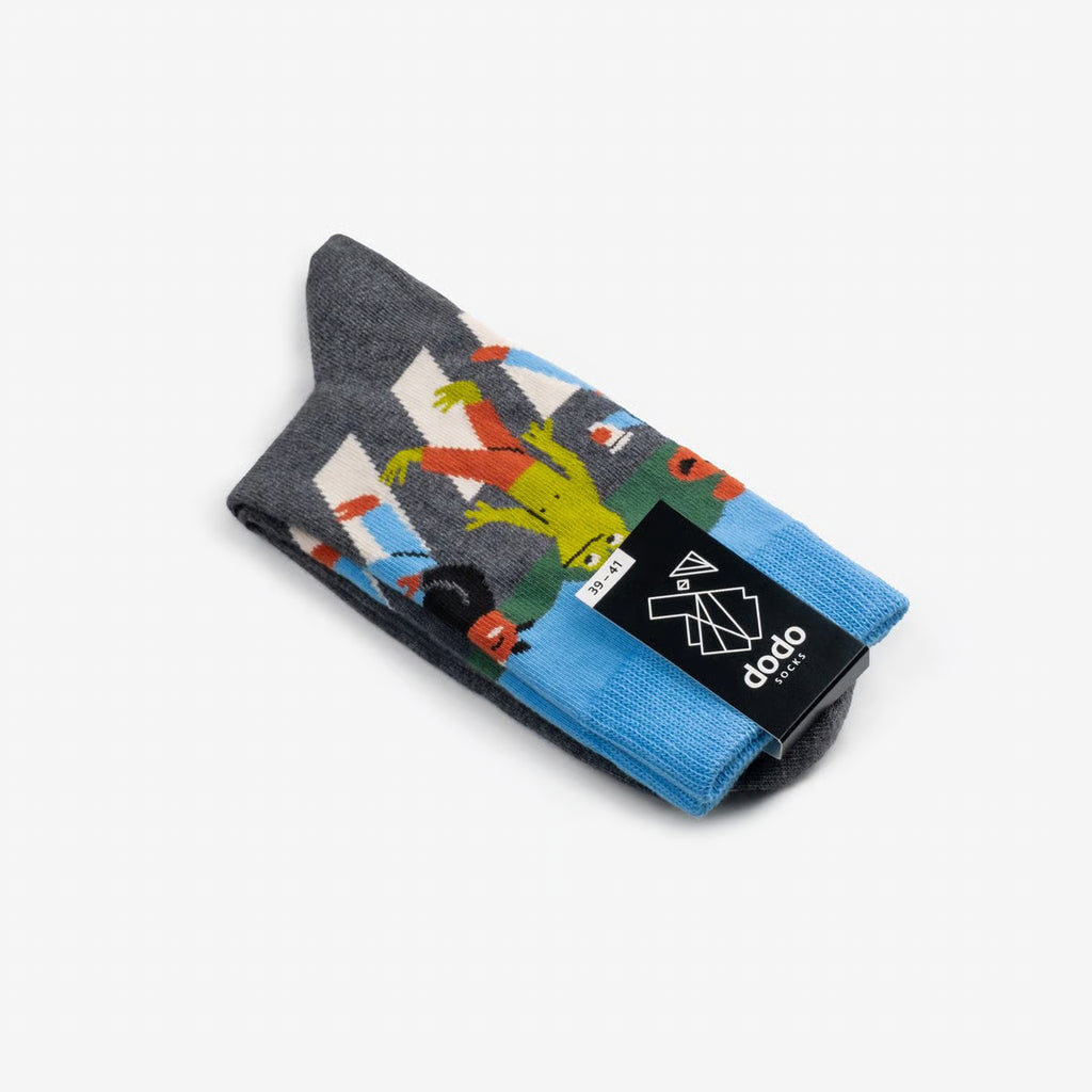 beasts cotton crew socks folded